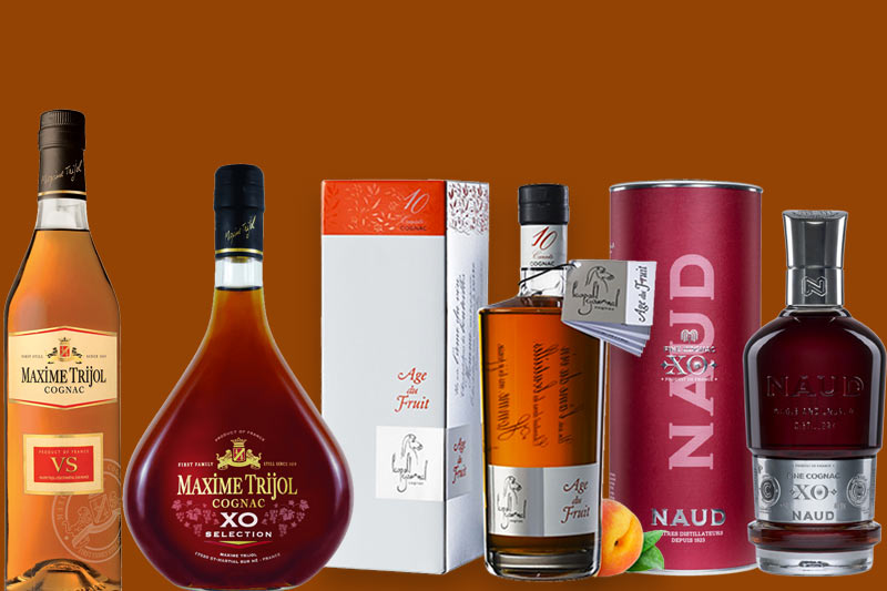 Cognac from major brands